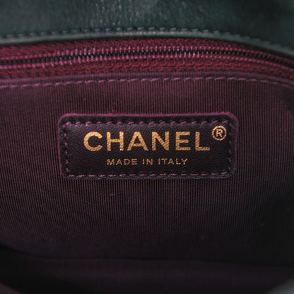 Chanel Metallic Calfskin Small Happy Stitch Flap Green 6 of 7