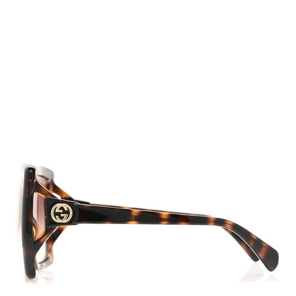 Gucci Acetate Square Frame Sunglasses GG0876S Tortoise 3 of 7