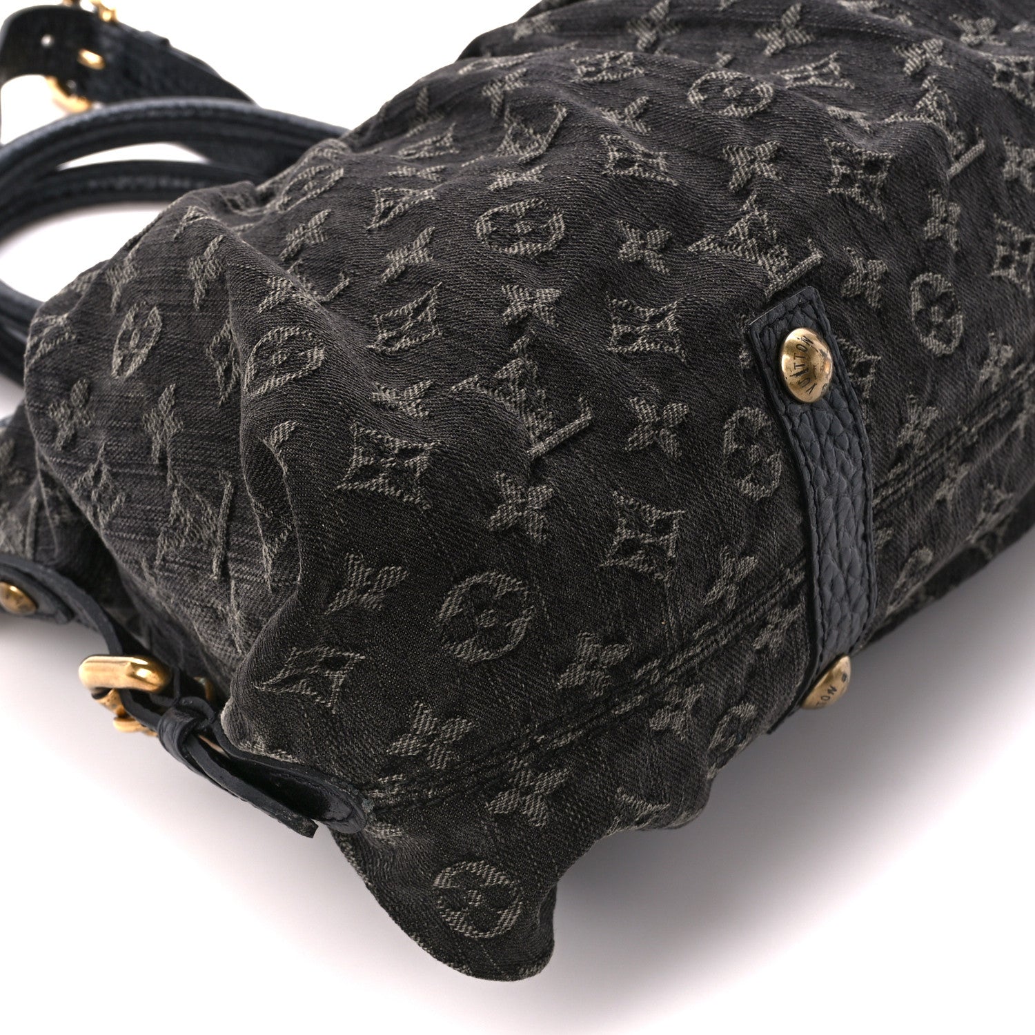 Louis Vuitton Denim Neo Cabby MM Black 8 of 9