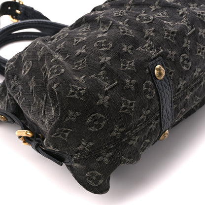 Louis Vuitton Denim Neo Cabby MM Black 8 of 9