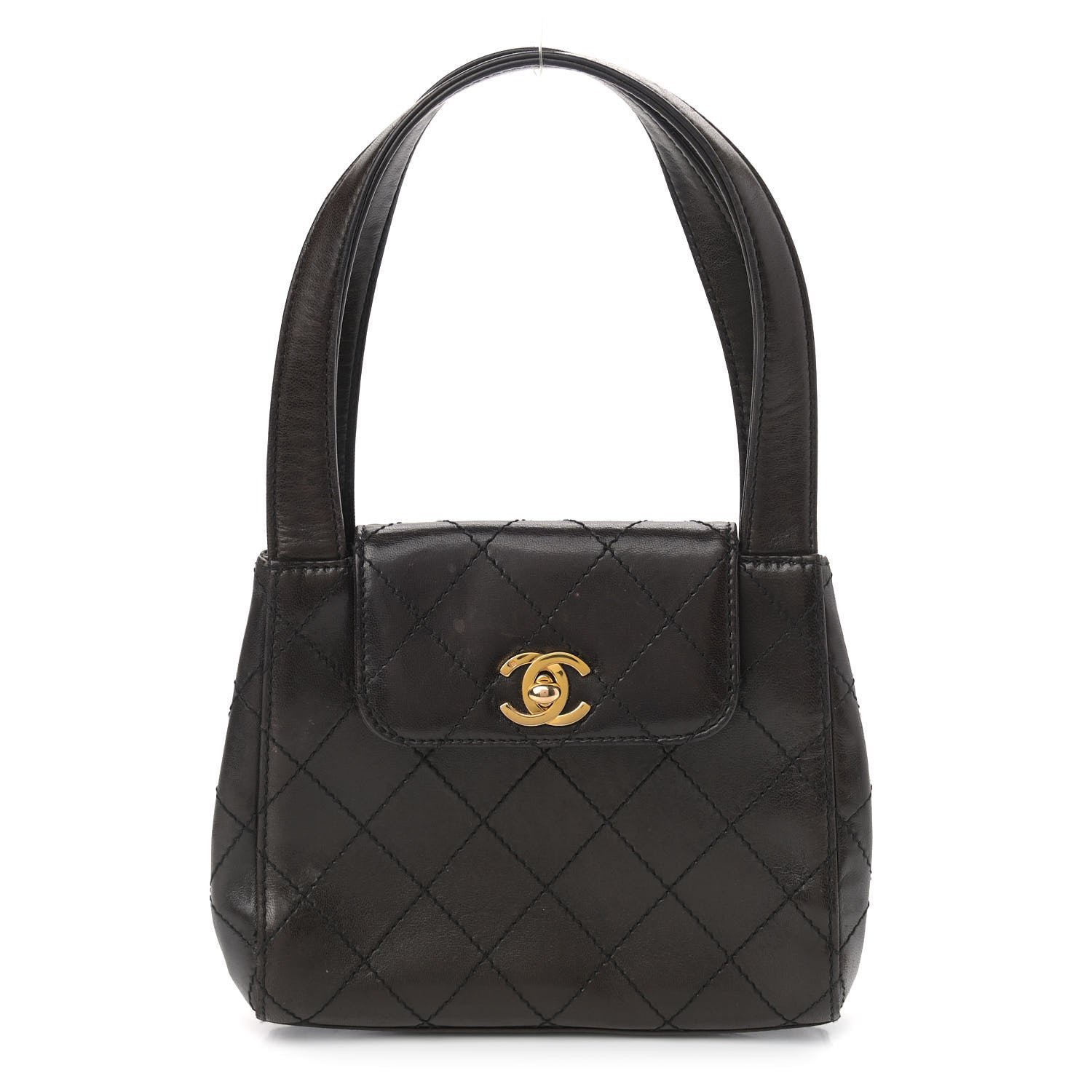 Chanel Lambskin Quilted Flap Bag Black 1 of 14