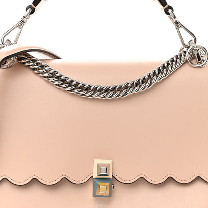 Fendi Vitello Liberty Scalloped Studded Kan I Shoulder Bag Plaster 8 of 12