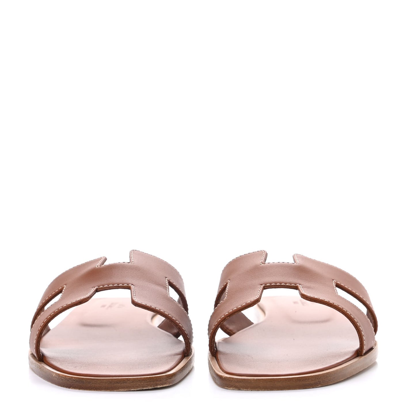 Box Calfskin Oran Sandals 37 Gold