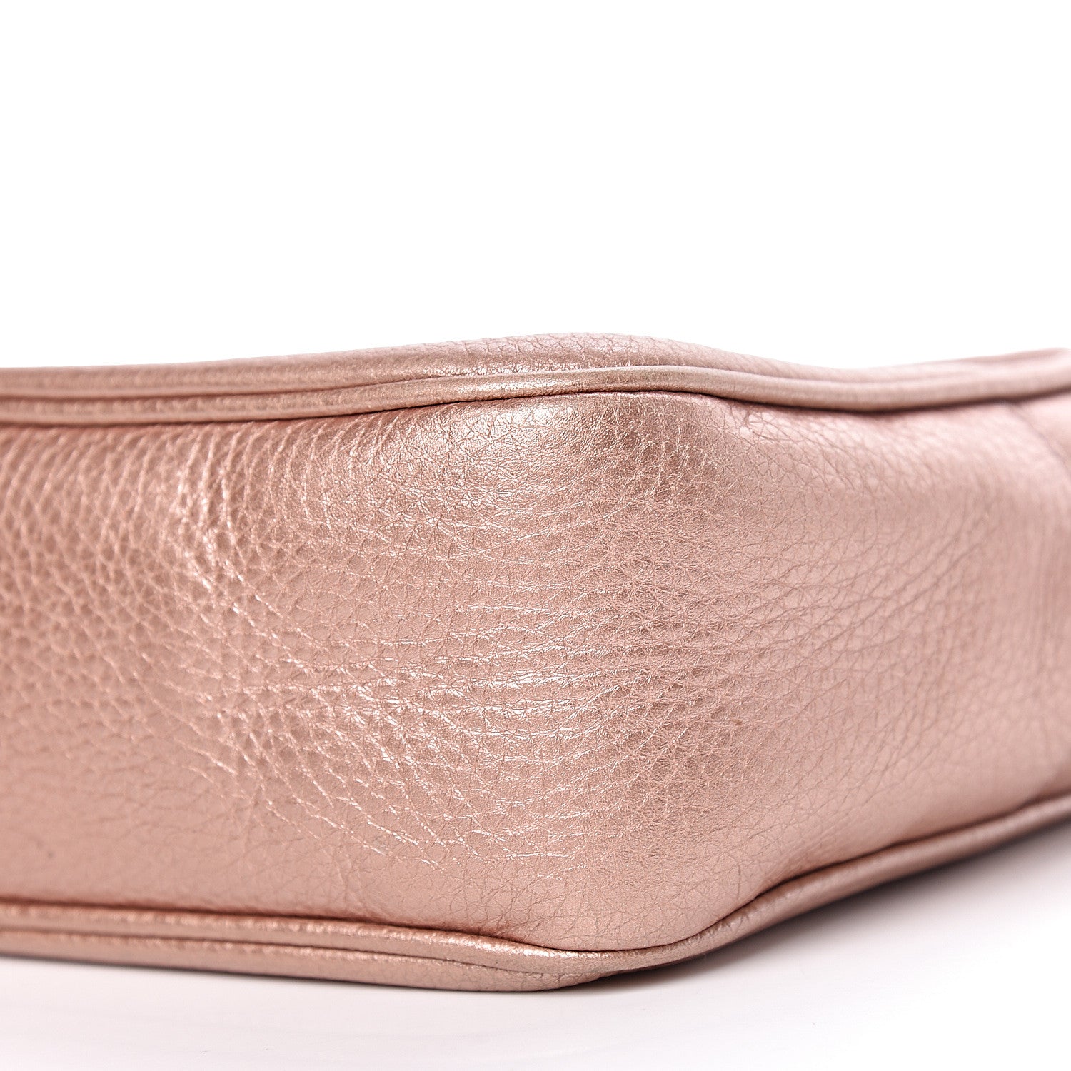 Gucci Metallic Pebbled Calfskin Small Soho Disco Bag Pink 11 of 14