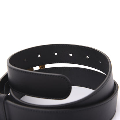 Gucci Calfskin Double G 30mm Belt 90 36 Black 3 of 5