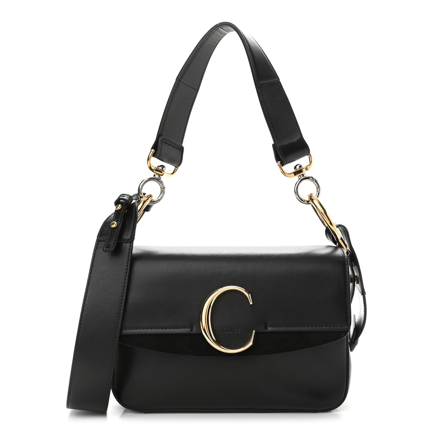 Calfskin Small C Double Carry Black