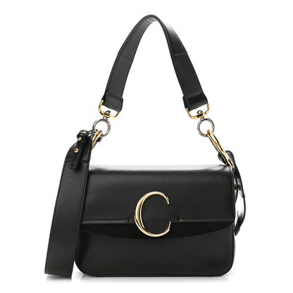 Chloe Calfskin Small C Double Carry Black 1 of 9