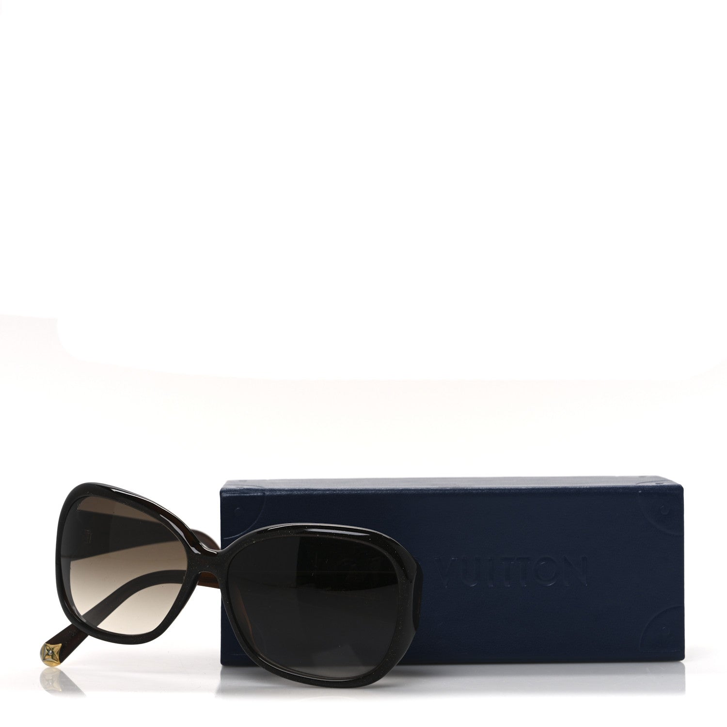 Louis Vuitton Acetate Obsession GM Sunglasses Z0459W Brown Glitter