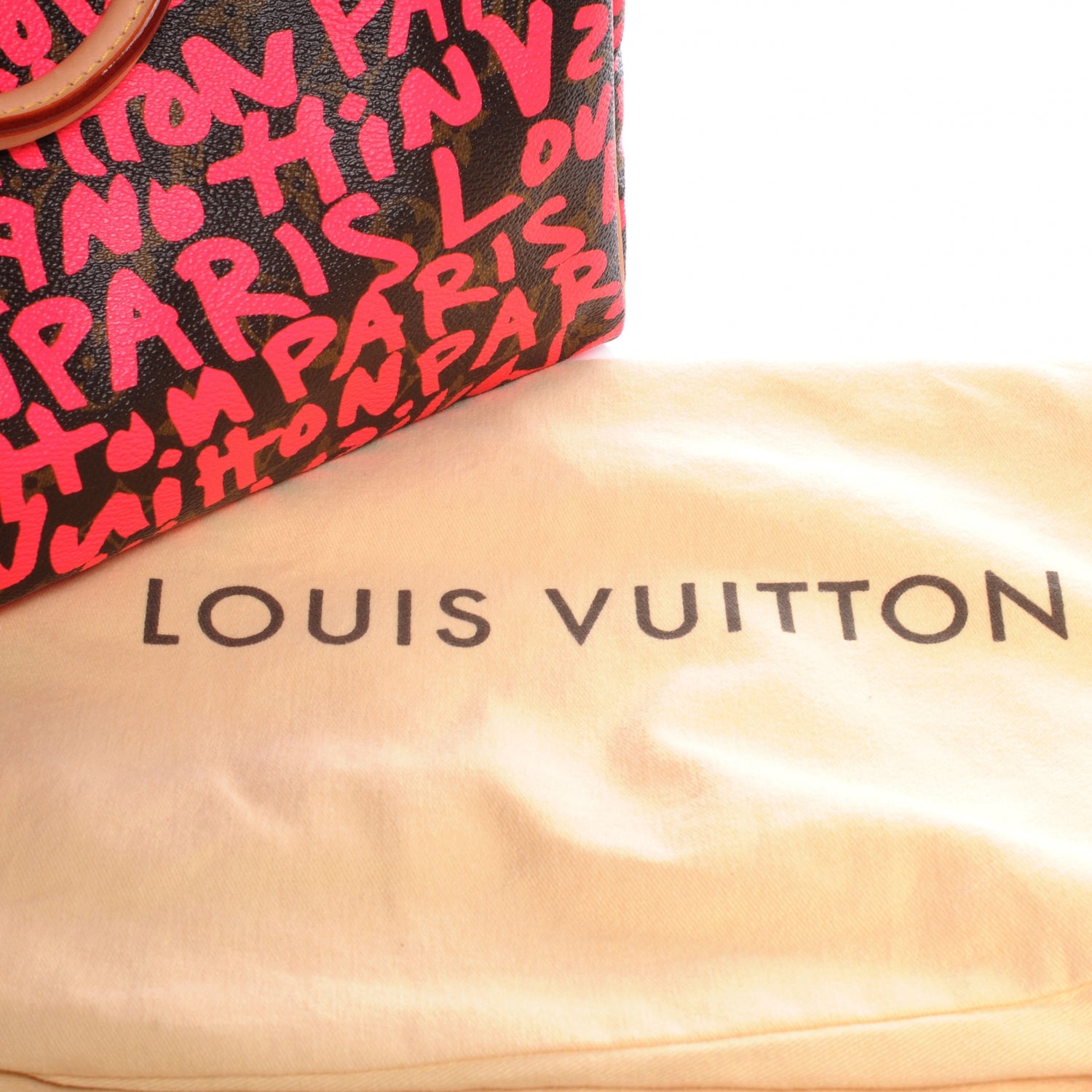 Louis Vuitton Monogram Graffiti Speedy 30 Fuchsia 9 of 9