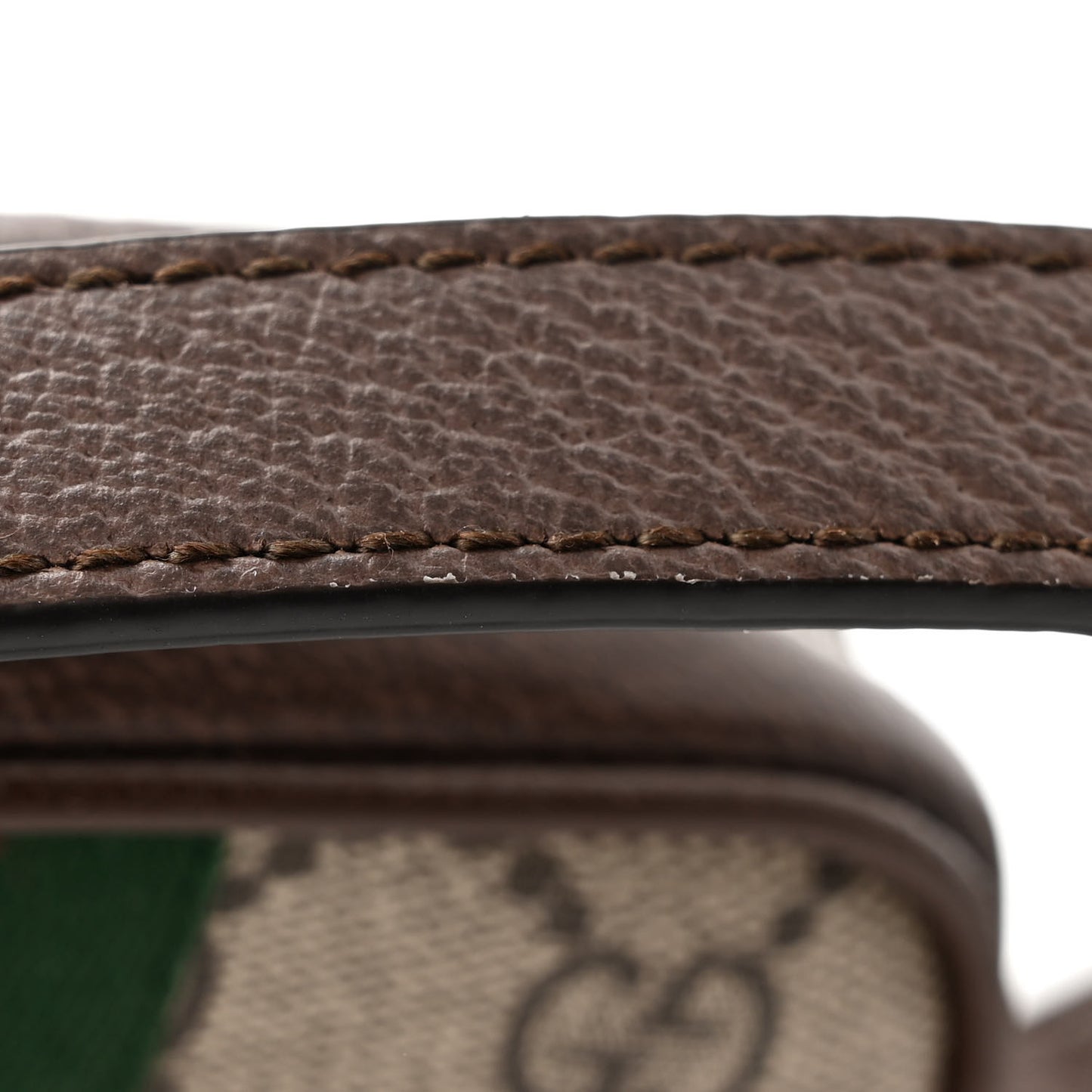 GG Supreme Monogram Web Mini Ophidia Messenger Brown