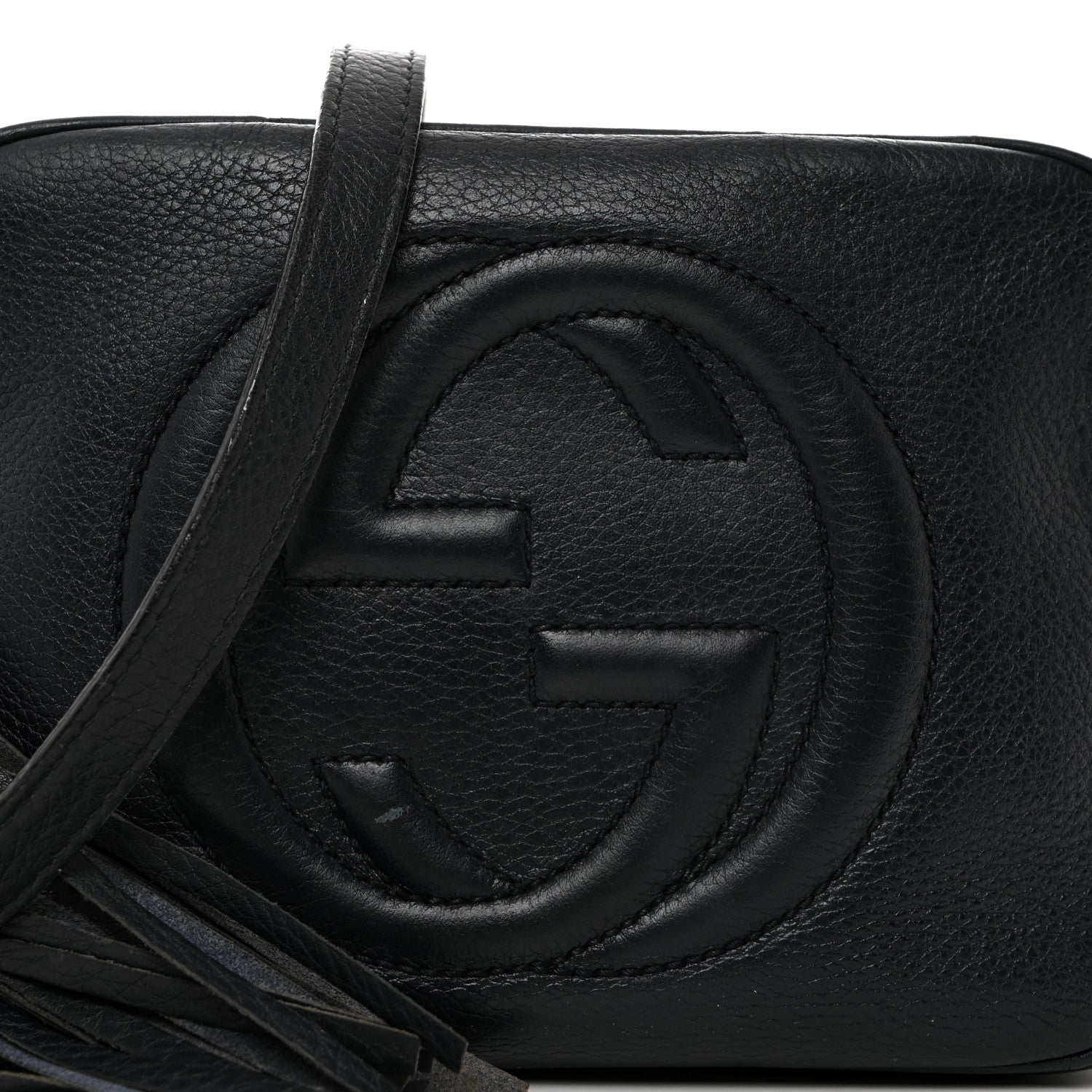 Gucci Pebbled Calfskin Small Soho Disco Bag Black 8 of 14