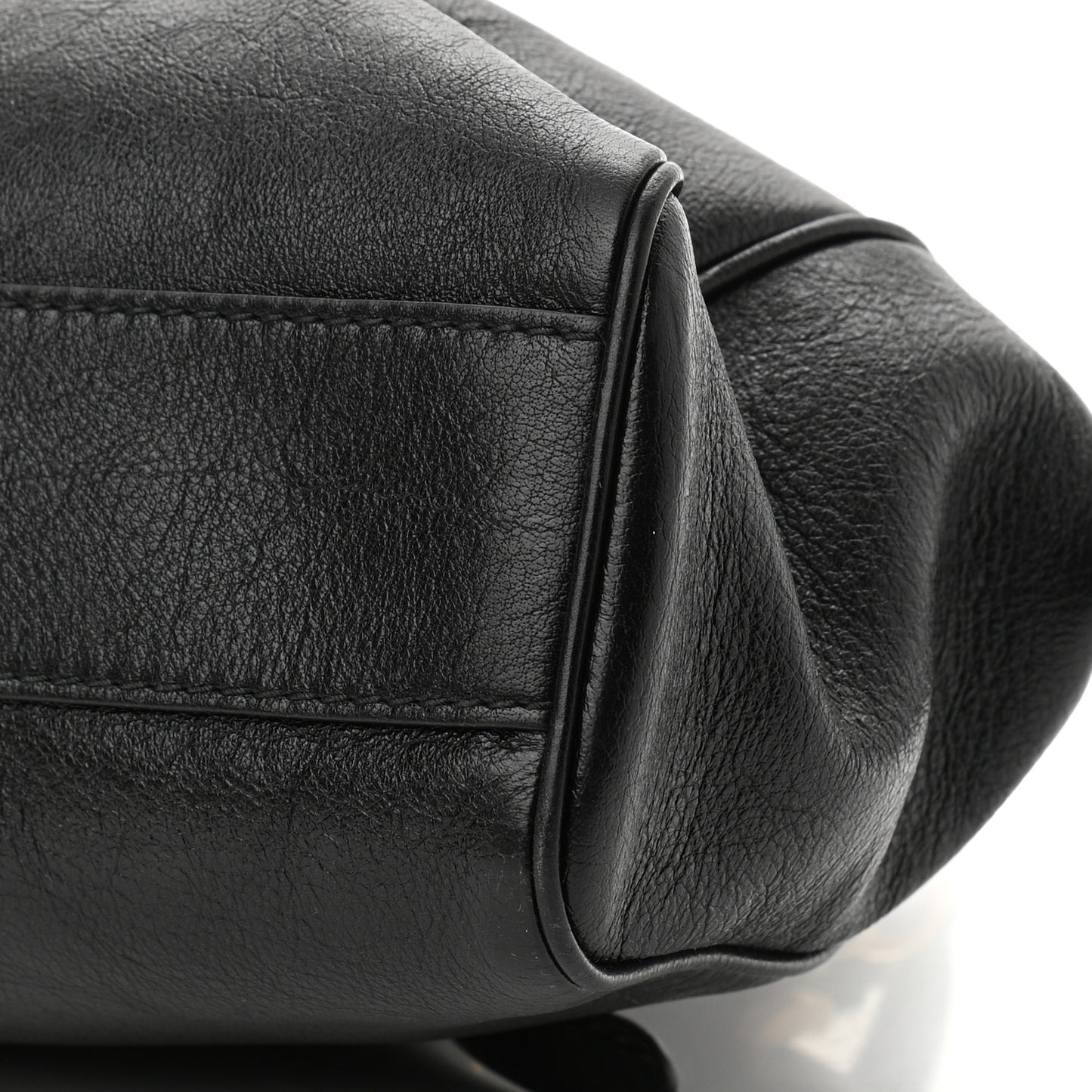 Calfskin Medium Re(Belle) Top Handle Bag Black
