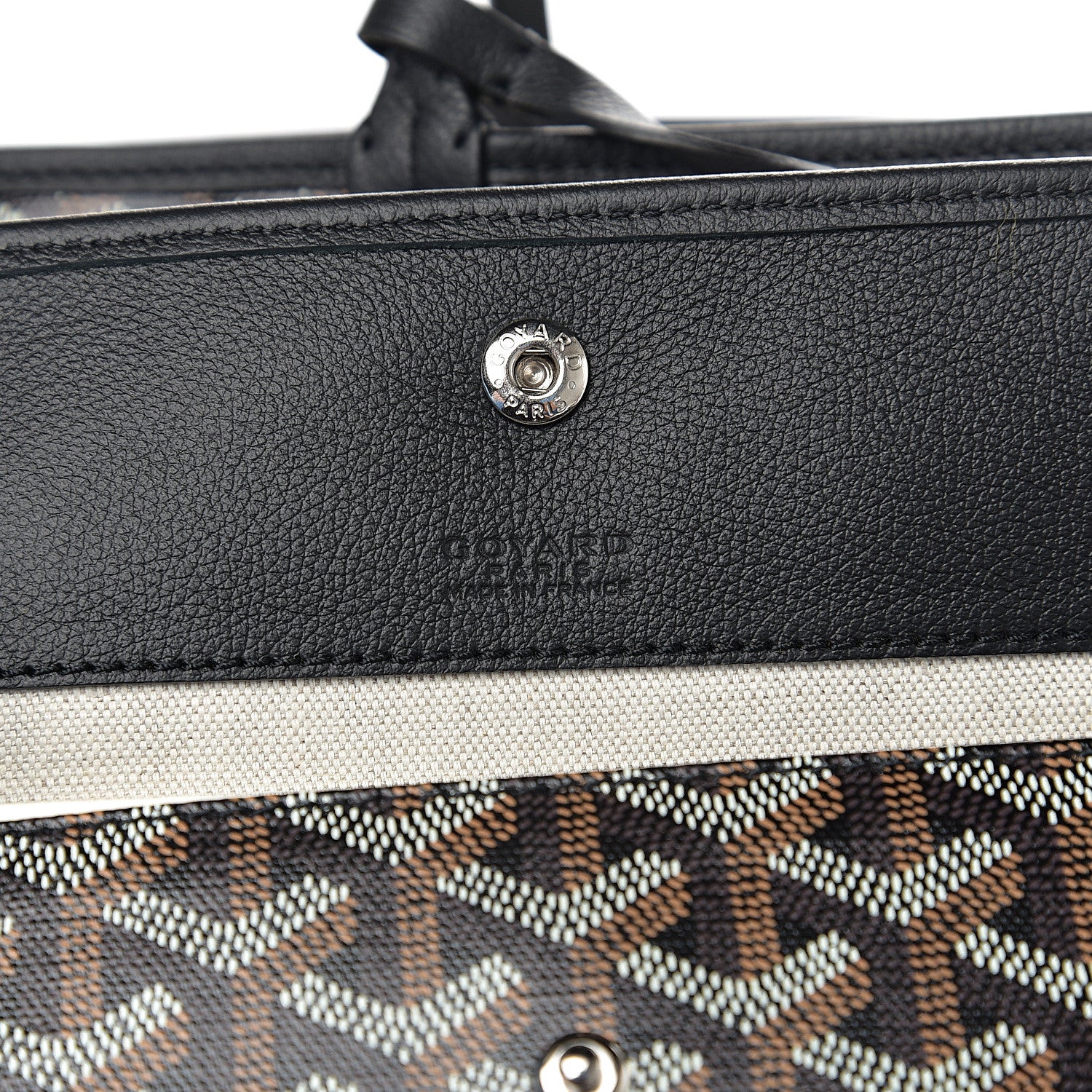 Goyard Goyardine Saint Louis PM Black 7 of 11