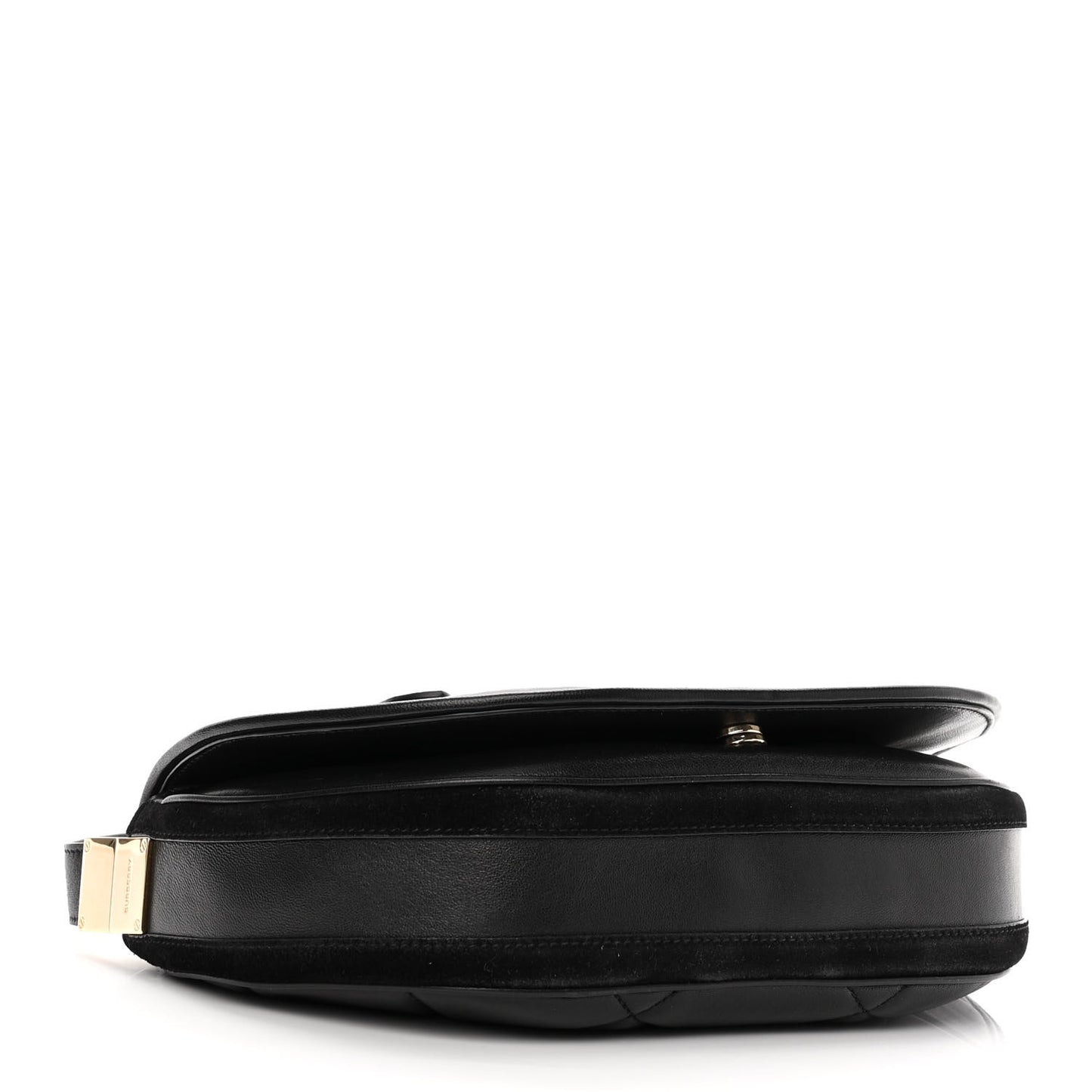 Lambskin Quilted Small Olympia Pouch Black