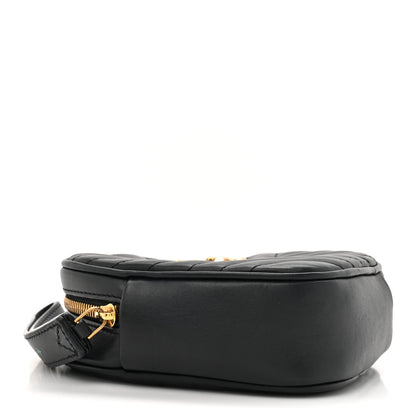 Louis Vuitton Calfskin New Wave Heart Bag Black 4 of 9