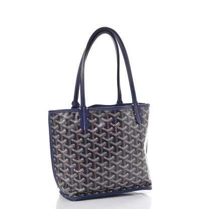 Goyard Goyardine Reversible Mini Anjou Navy 4 of 17
