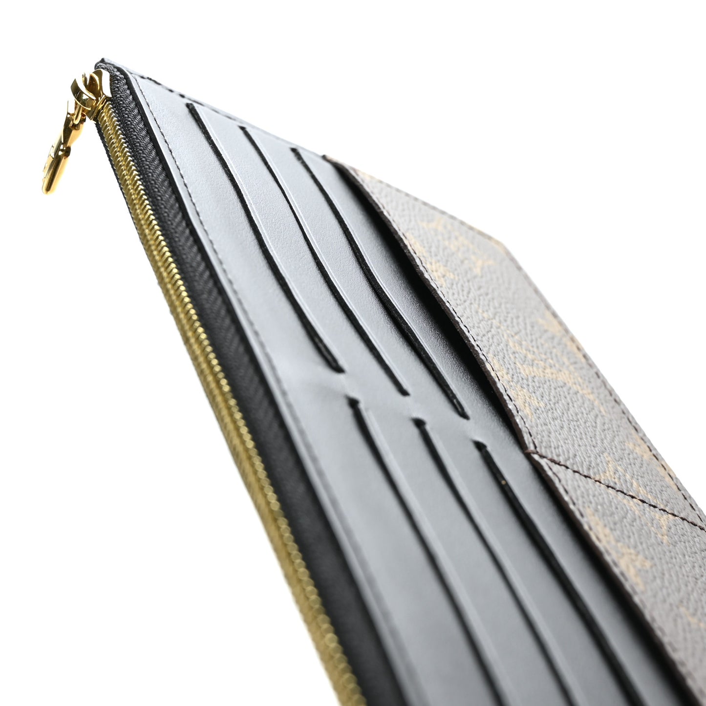 Monogram Slim Purse Black