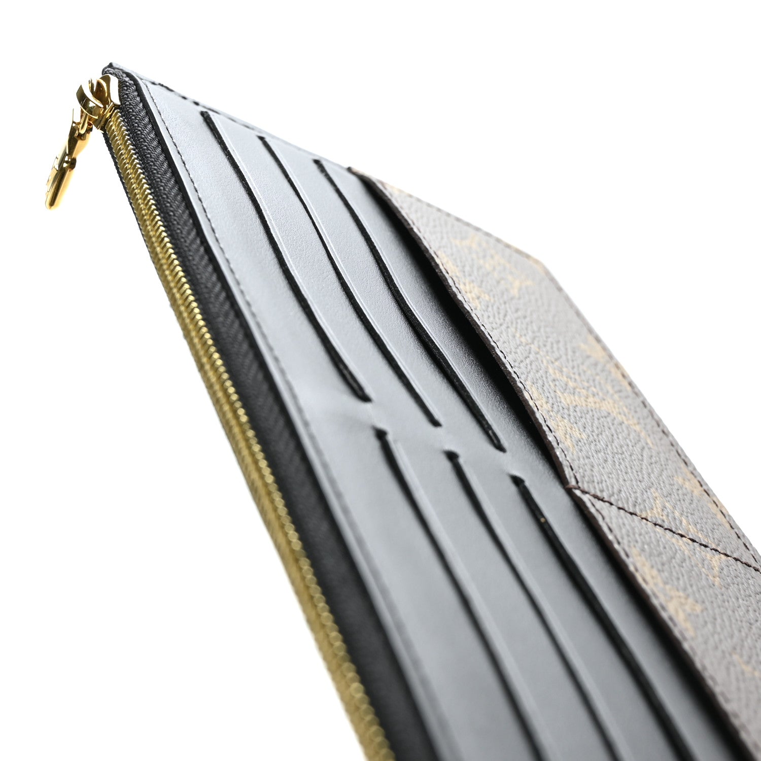 Louis Vuitton Monogram Slim Purse Black 7 of 7