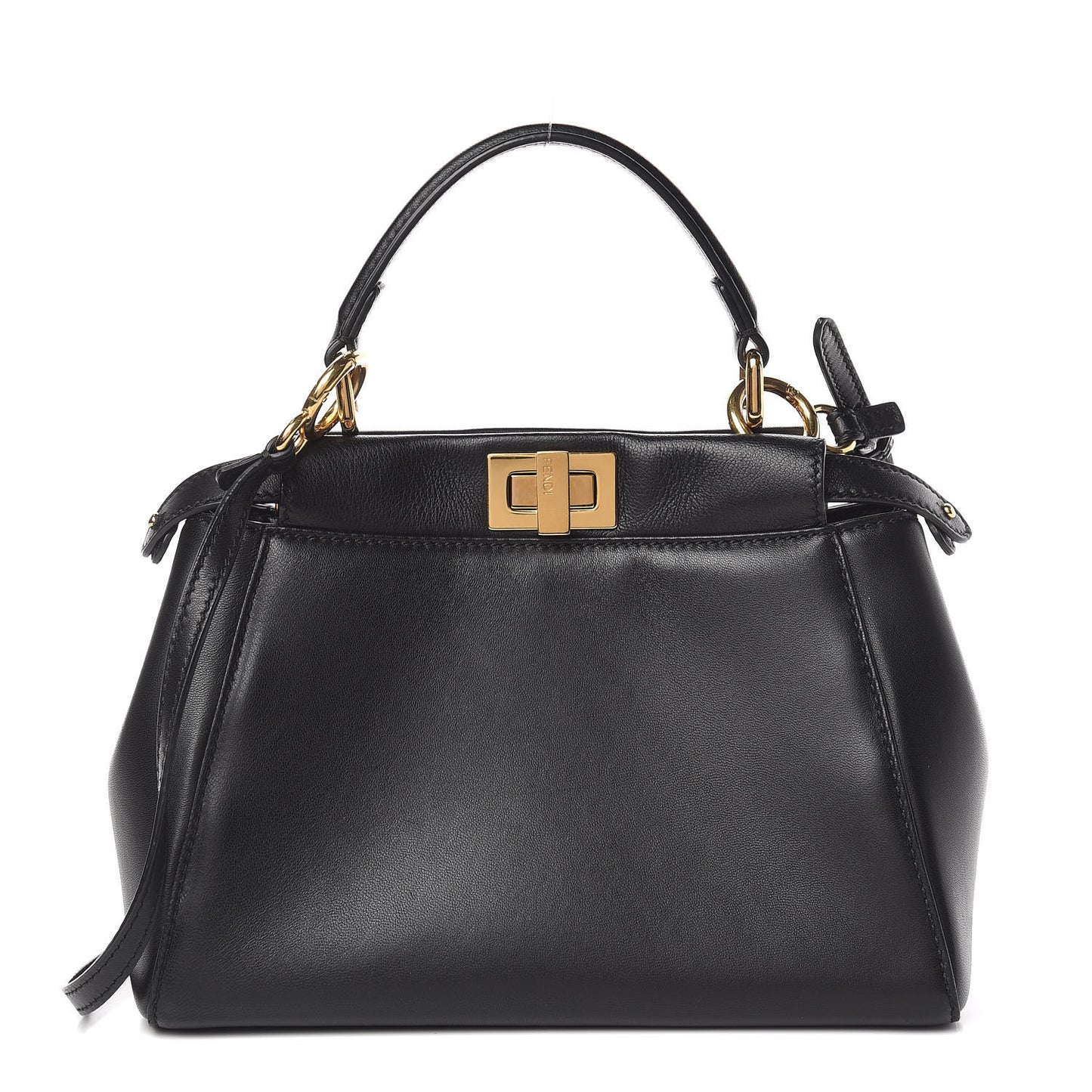 Nappa Mini Peekaboo Iconic Satchel Black