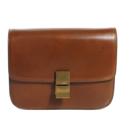 Celine Leather Medium Classic Box Flap Bag Camel 1 of 7