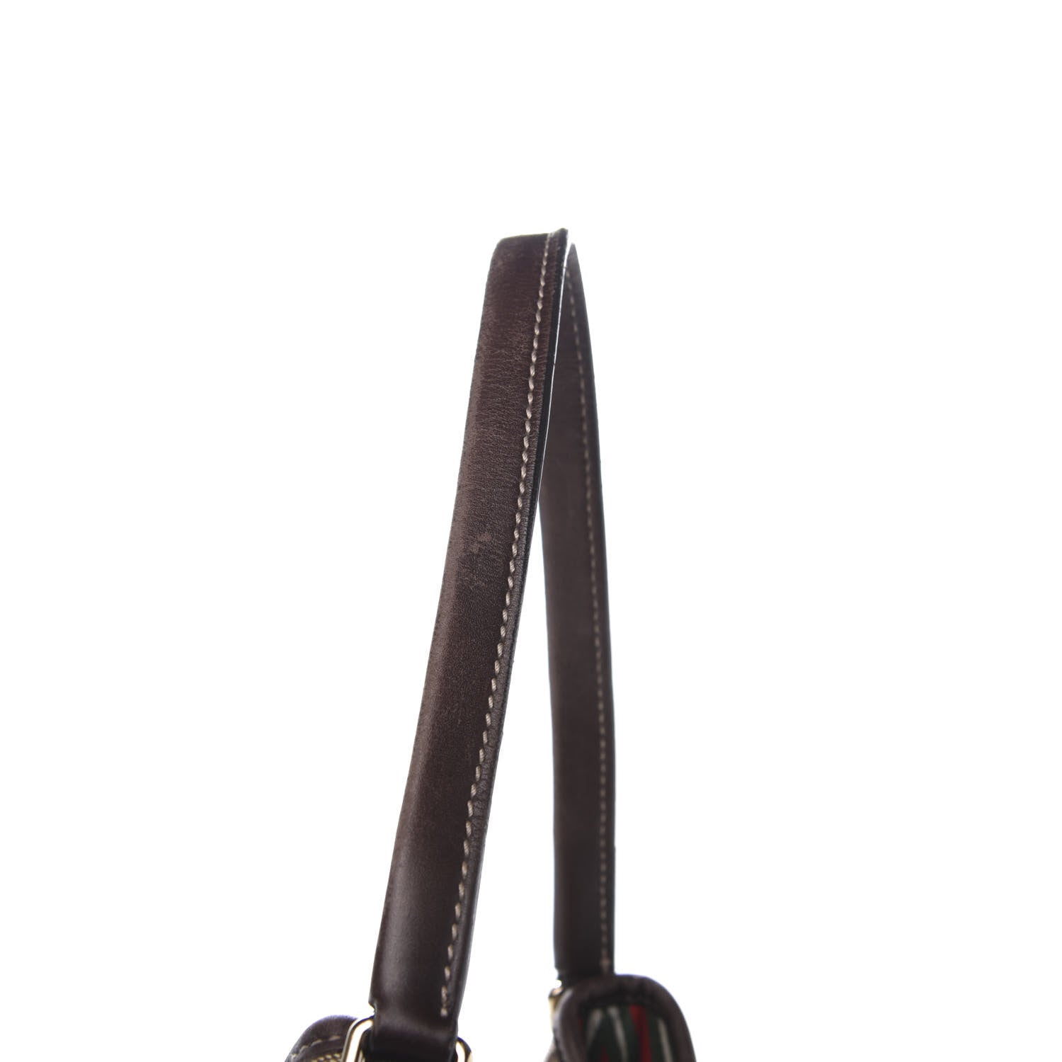 Gucci Monogram Medium New Britt Hobo Dark Brown 12 of 17