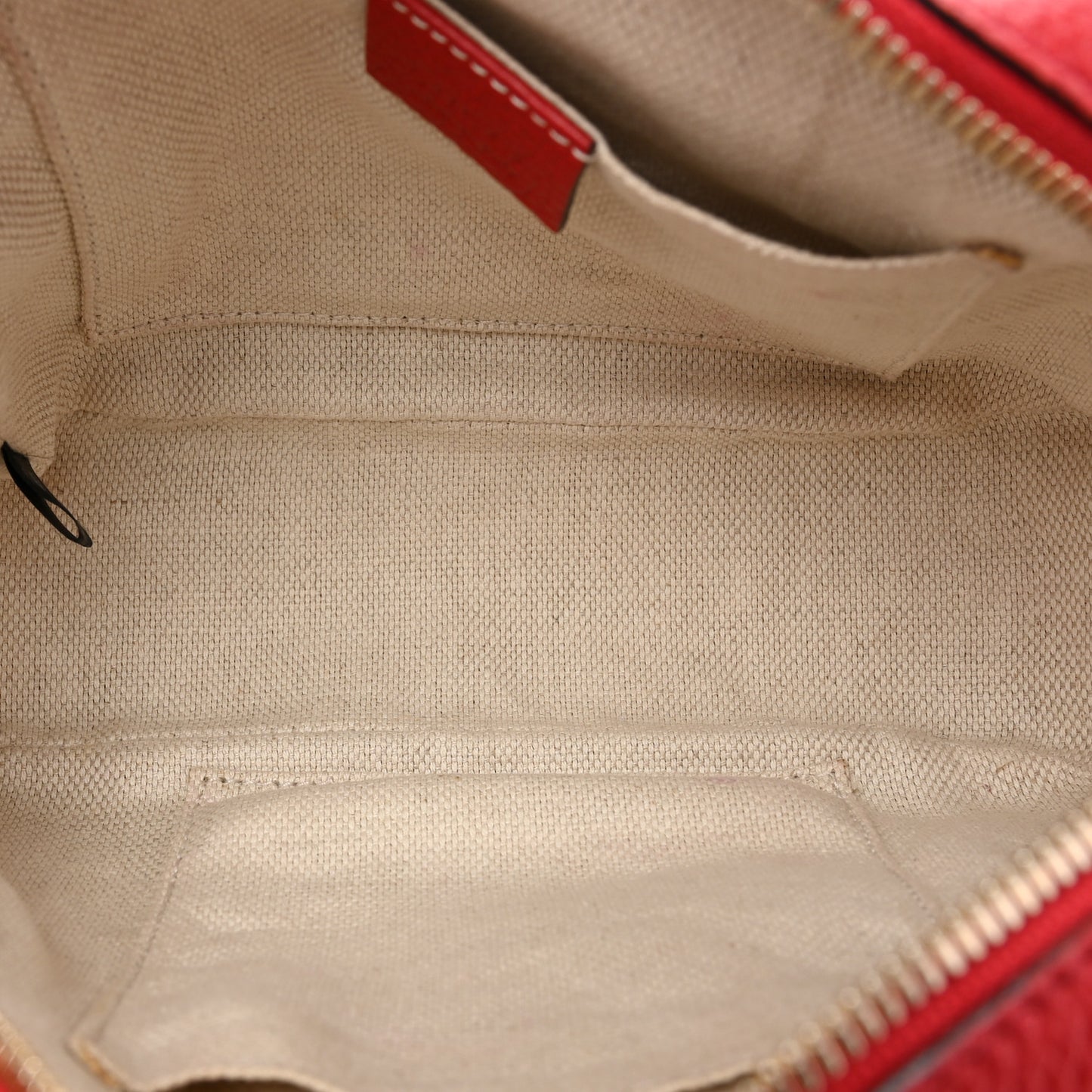 Pebbled Calfskin Small Soho Disco Bag Tabasco Red