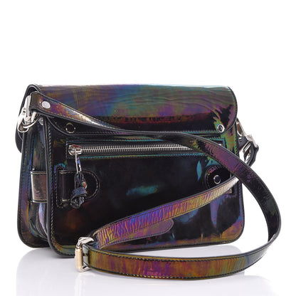 Proenza Schouler Holographic Patent Mini PS11 Classic Shoulder Bag Oil Slick 3 of 14