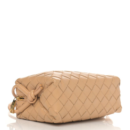 Bottega Veneta Nappa Intrecciato Mini Loop Camera Bag Almond 4 of 14