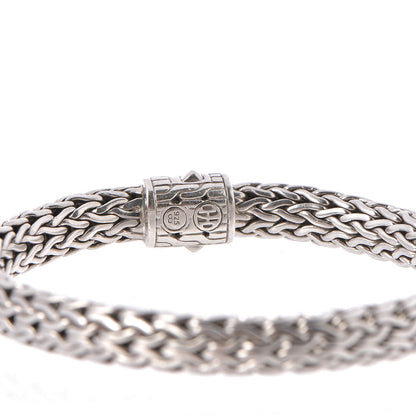 John Hardy Sterling Silver Diamond 7.5mm Classic Chain Bracelet 4 of 5