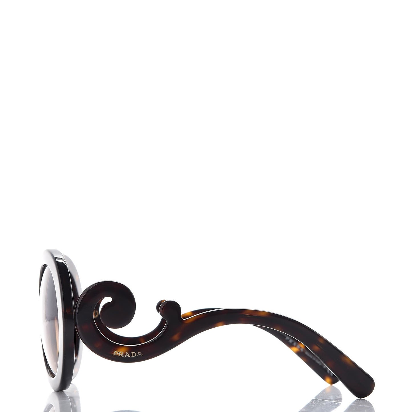 Baroque SPR 27N Round Sunglasses Havana