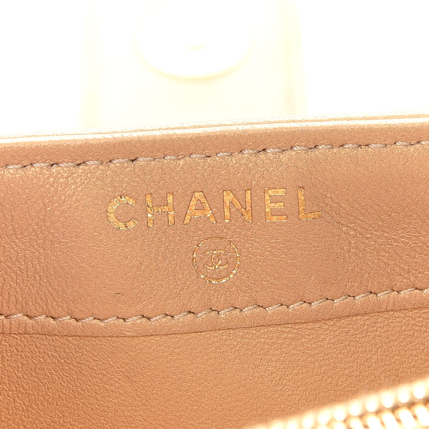 Chanel Metallic Galuchat Stingray Lambskin Mini Clutch With Removable Chain Gold 6 of 11