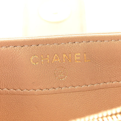 Chanel Metallic Galuchat Stingray Lambskin Mini Clutch With Removable Chain Gold 6 of 11