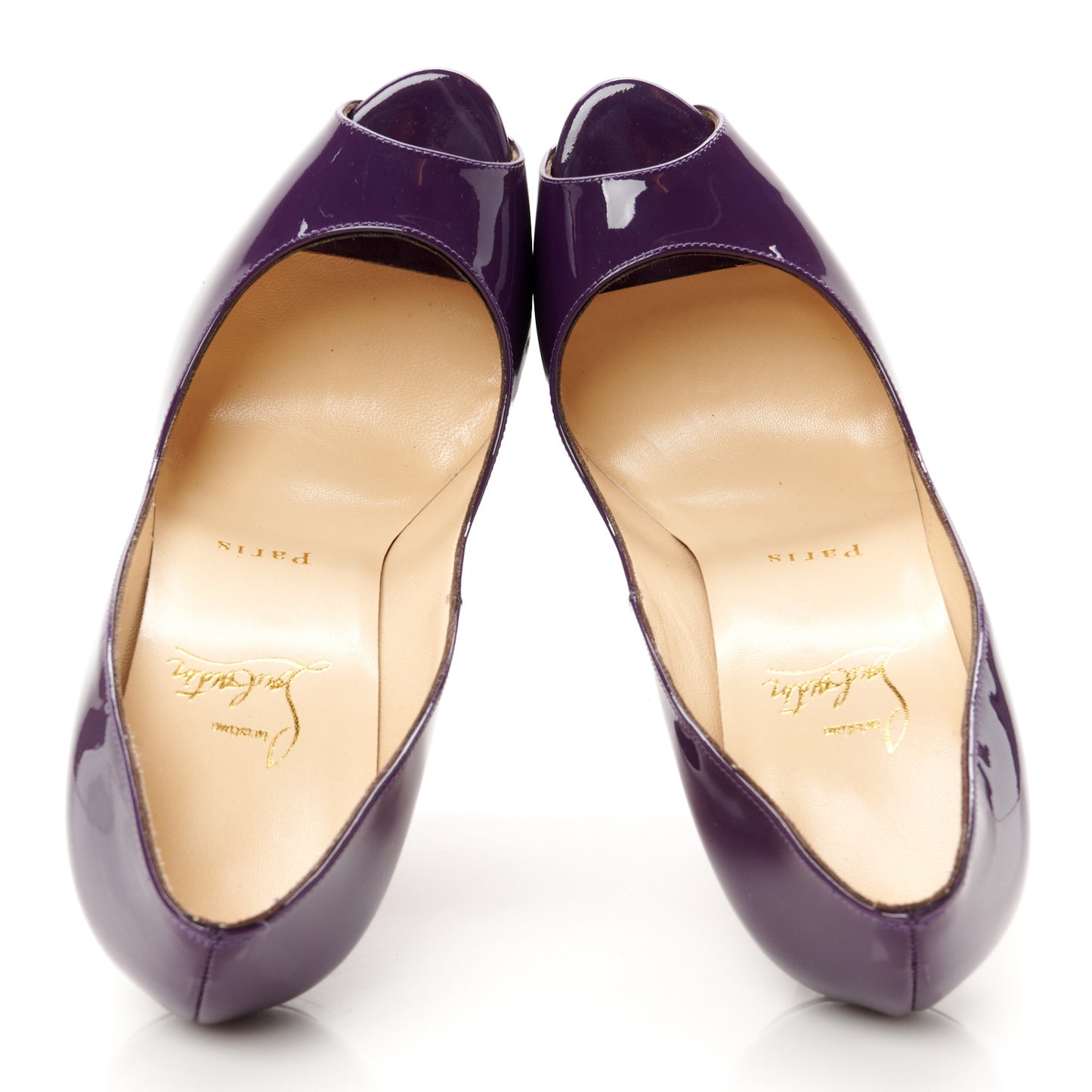 Patent Lady Peep 150 Pumps 37.5 Violet