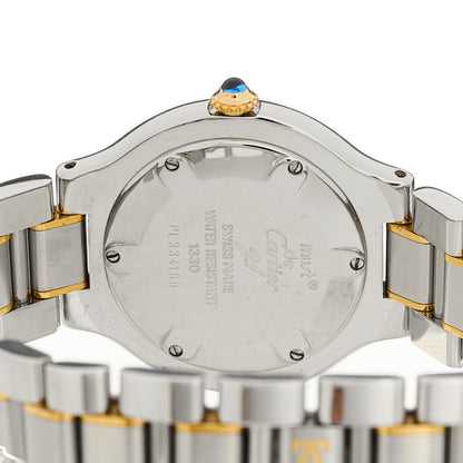 Cartier Stainless Steel 18K Yellow Gold 31mm Must De 21 Quartz Watch 4 of 5