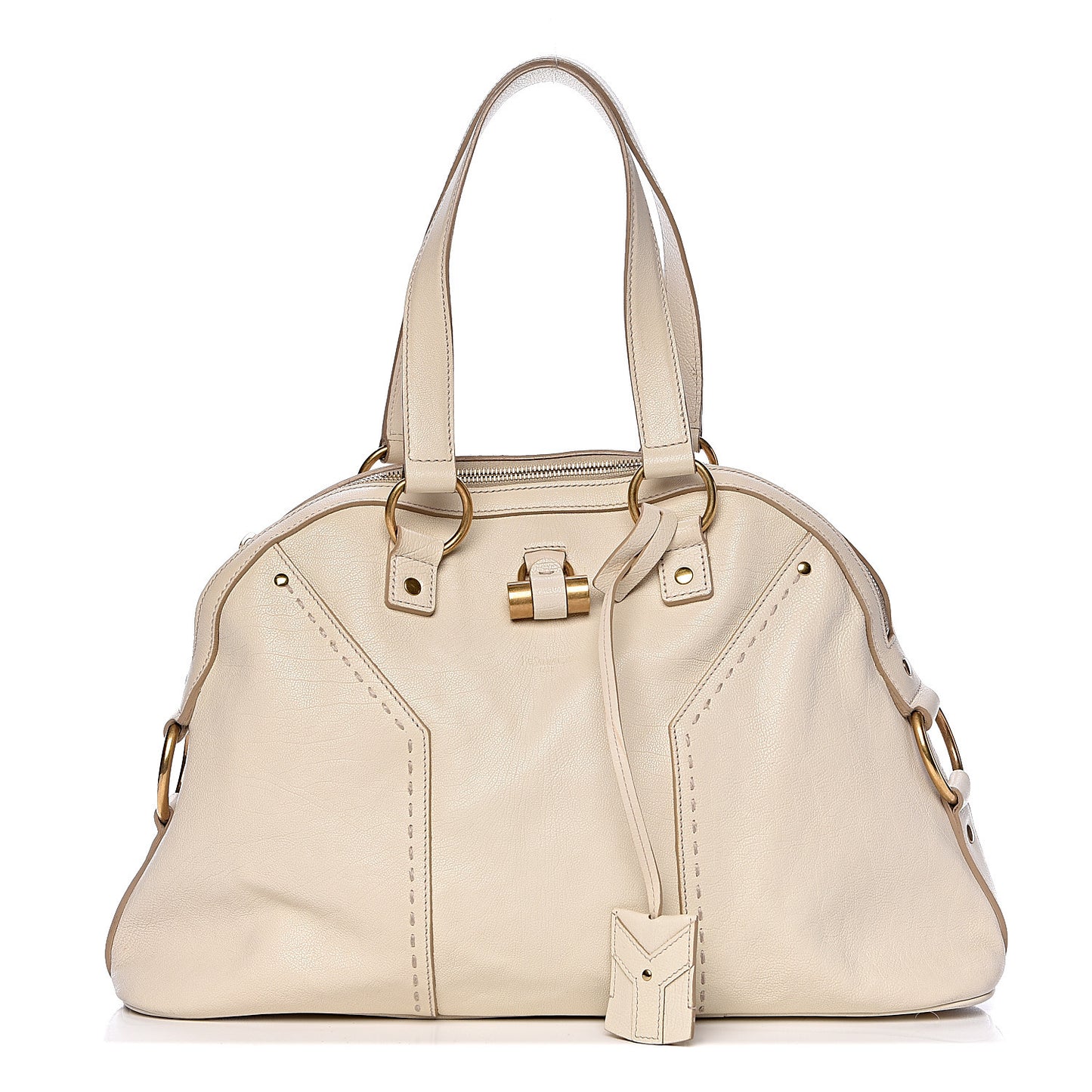 Calfskin Large Muse Ivory