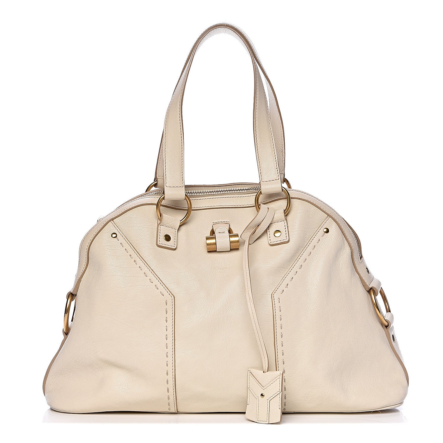 Saint Laurent Calfskin Large Muse Ivory 1 of 10