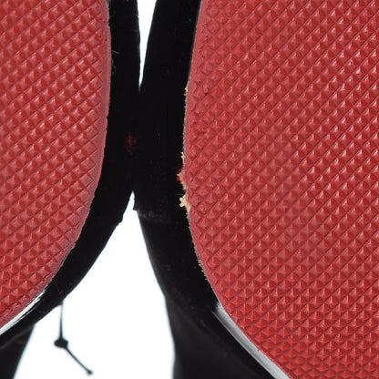 Christian Louboutin Velvet Mariposa Ankle Boots 37 Black 14 of 17