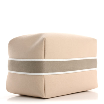 Hermes Canvas Large Bride-A-Brac Pouch Natural 4 of 7