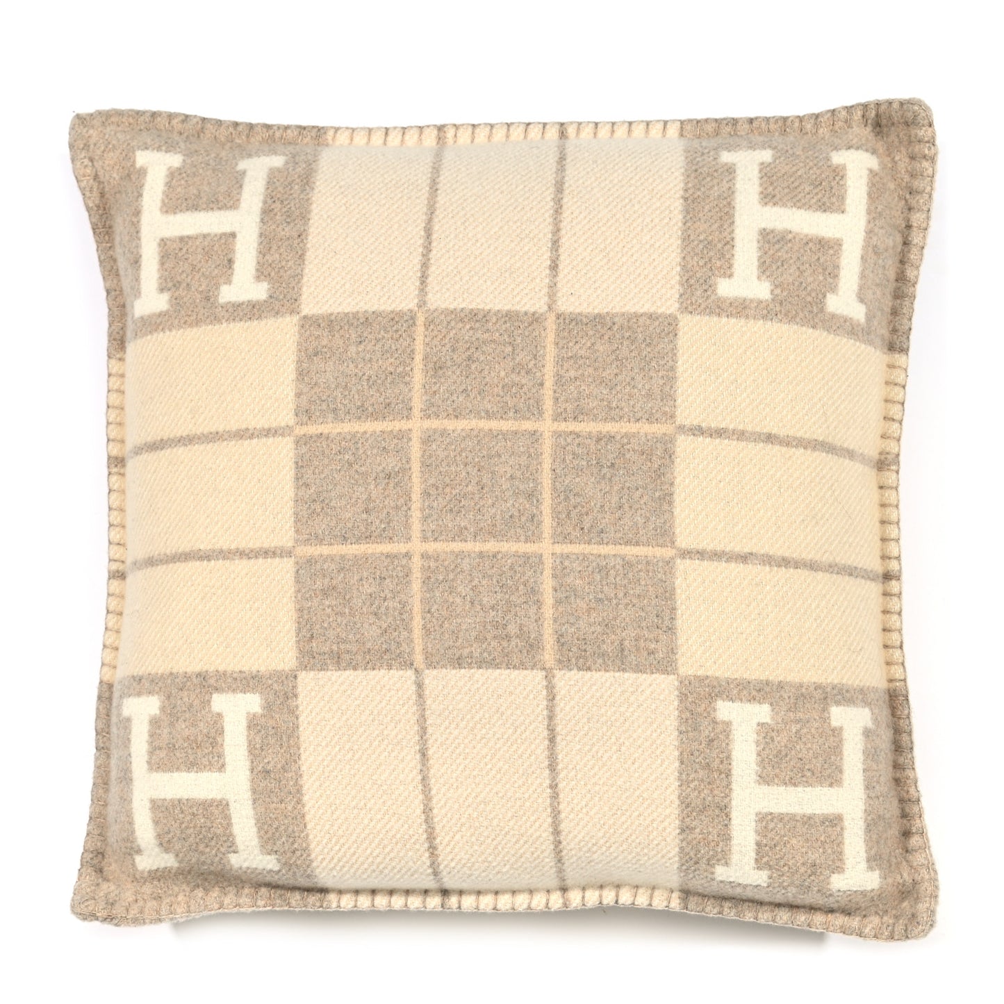 Wool Cashmere Avalon III Pillow PM Coco Camomille
