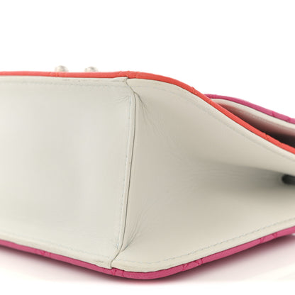 Christian Dior Lambskin Cannage Tri-Color Mini Miss Dior Promenade Pouch Pink Red 11 of 14