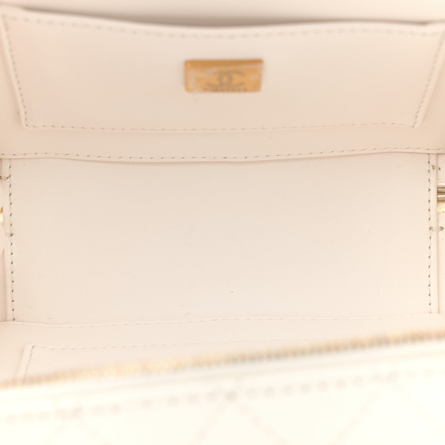 Chanel Lambskin Quilted Coco Click Bag White 5 of 12