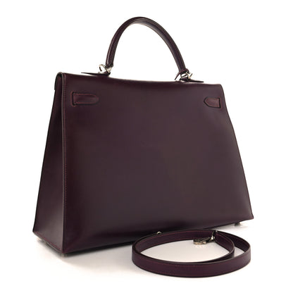 Hermes Box Kelly Sellier 35 Quetsche 3 of 12