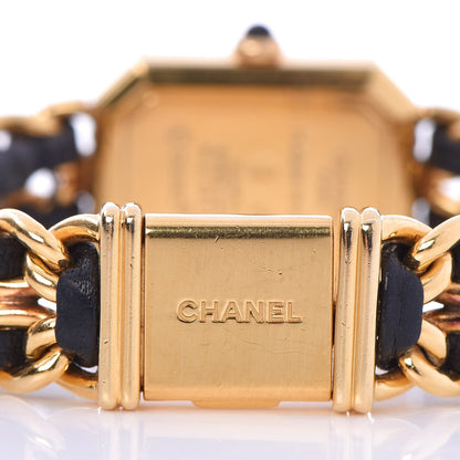 Chanel Stainless Steel Lambskin 20mm Chain Premiere Quartz Watch Gold M 5 of 8