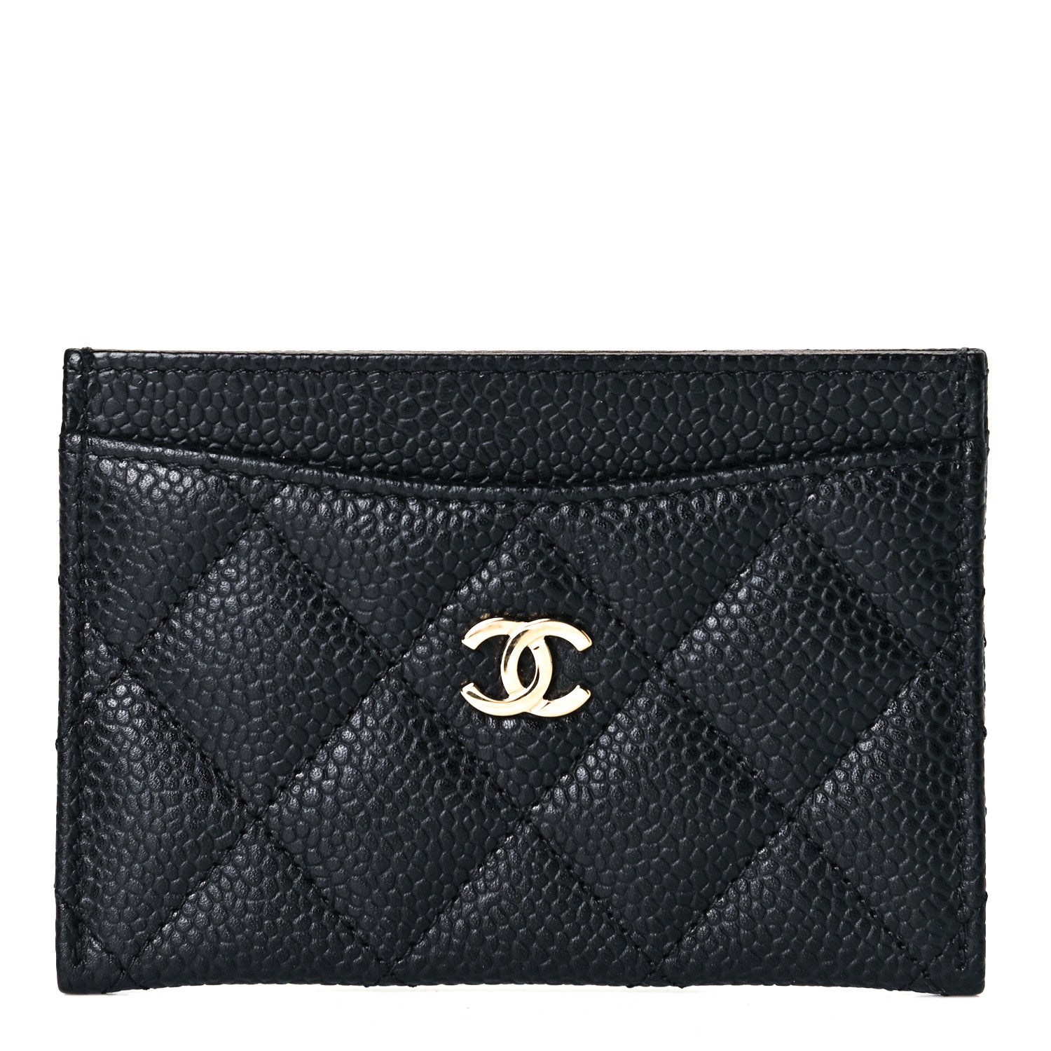 Chanel Caviar Quilted Card Holder Black 1 of 9