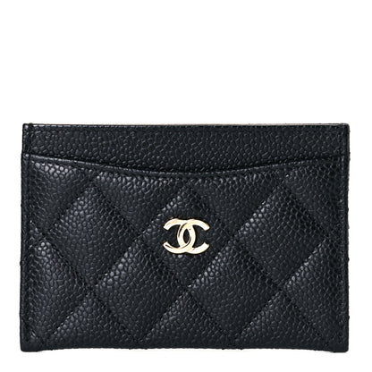 Chanel Caviar Quilted Card Holder Black 1 of 9