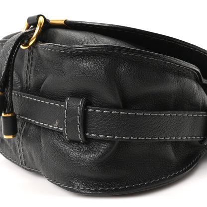 Chloe Calfskin Mini Marcie Round Crossbody Bag Black 10 of 10