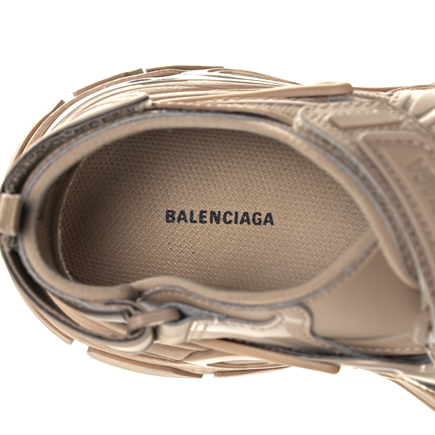 Neoprene Rubber Womens Track Sandals 36 Full Beige