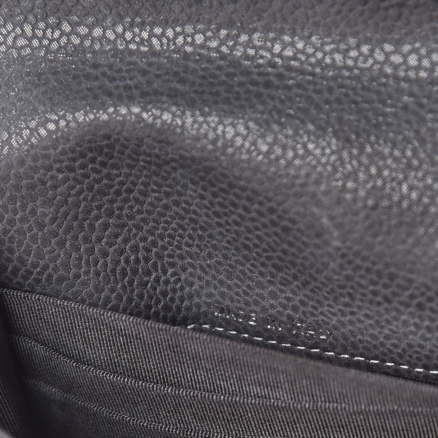 Chanel Iridescent Caviar Quilted Large Flap Wallet Grey 7 of 14