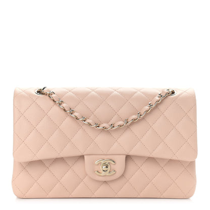 Chanel Caviar Quilted Medium Double Flap Light Beige 1 of 9