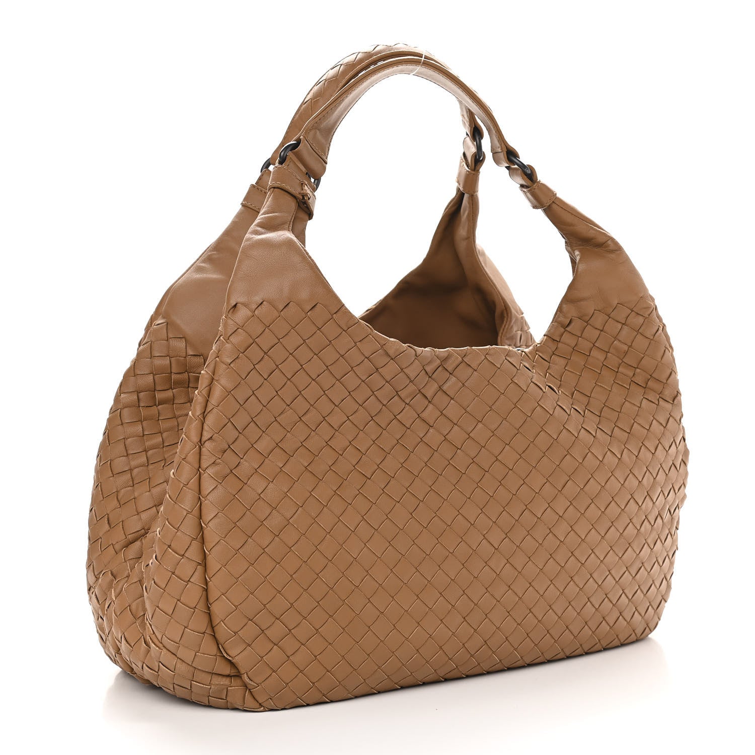 Bottega Veneta Nappa Intrecciato Medium Campana Hobo Camel 2 of 12